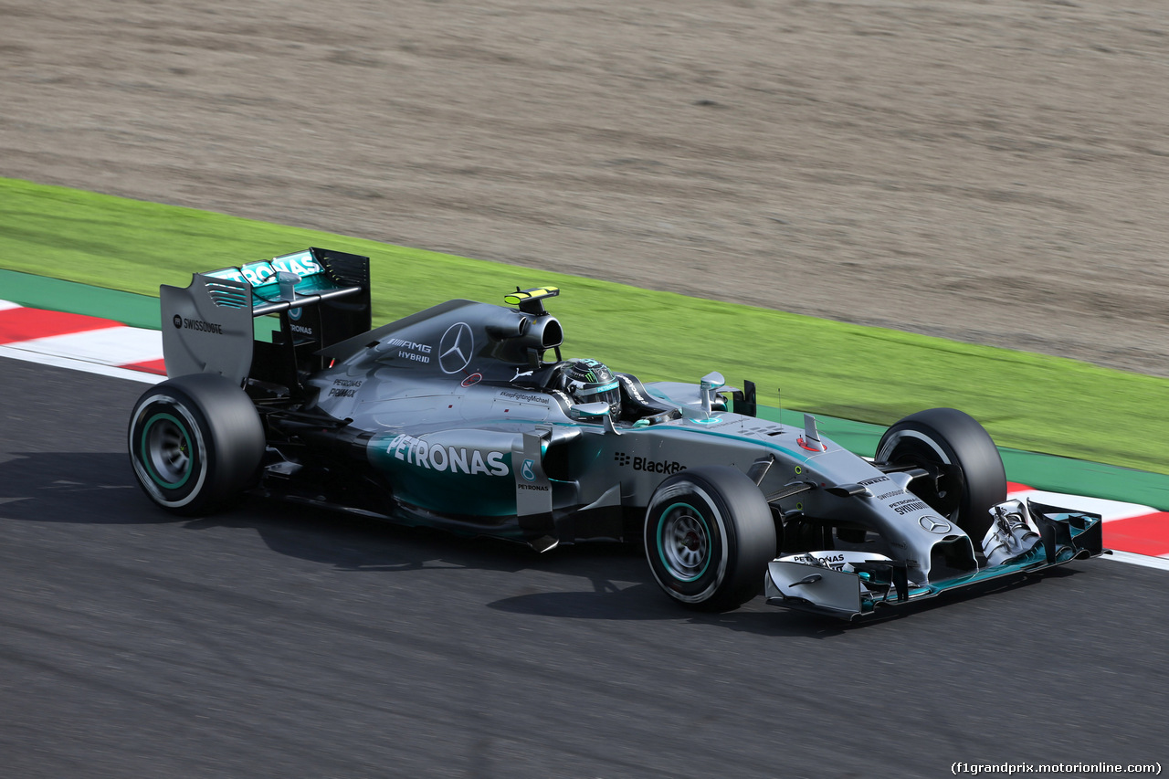 GP GIAPPONE, 04.10.2014 - Qualifiche, Nico Rosberg (GER) Mercedes AMG F1 W05