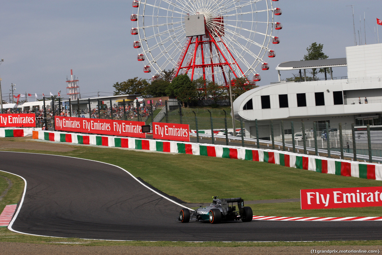 GP GIAPPONE, 04.10.2014 - Qualifiche, Nico Rosberg (GER) Mercedes AMG F1 W05