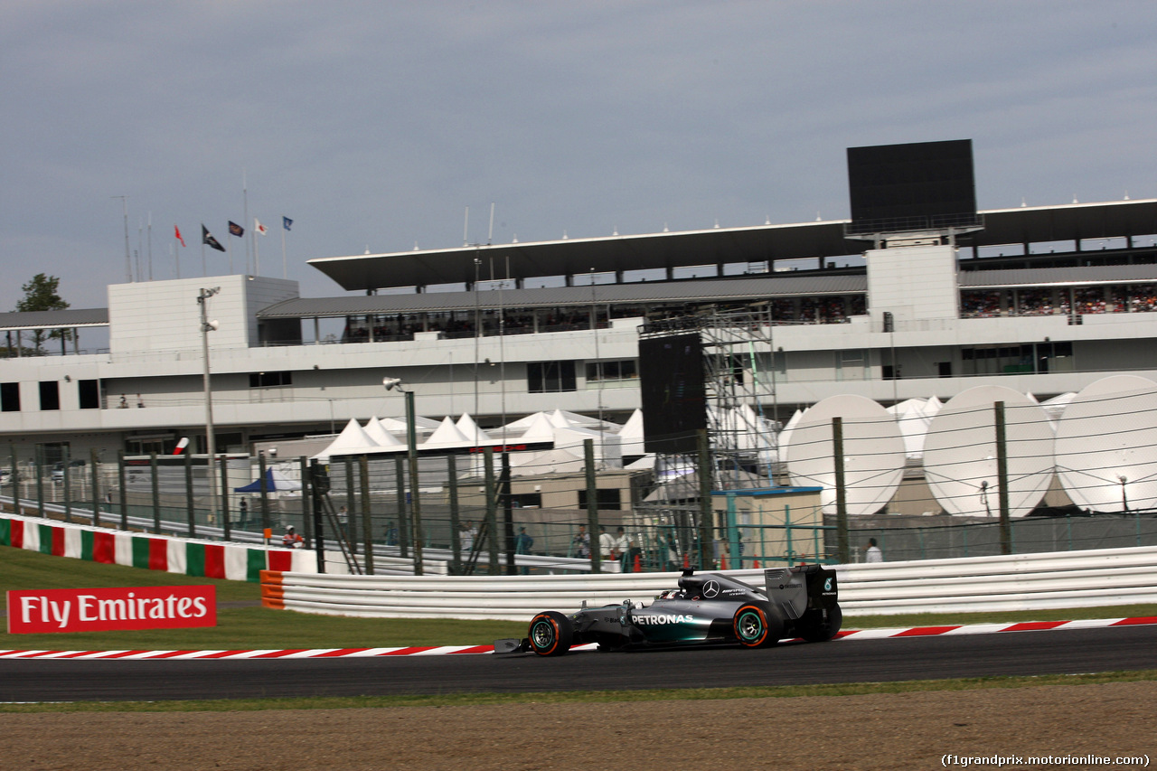 GP GIAPPONE, 04.10.2014 - Qualifiche, Lewis Hamilton (GBR) Mercedes AMG F1 W05