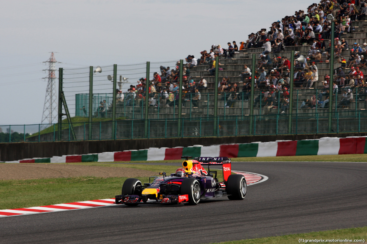 GP GIAPPONE, 04.10.2014 - Qualifiche, Sebastian Vettel (GER) Red Bull Racing RB10