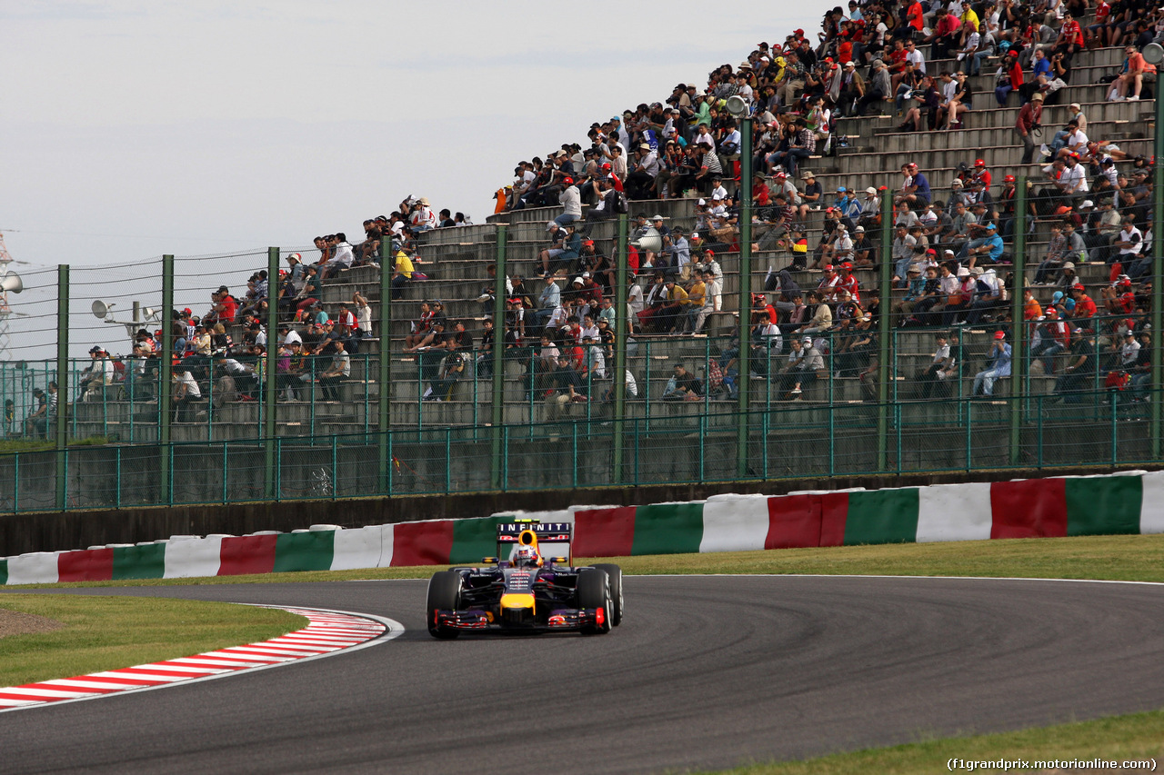 GP GIAPPONE, 04.10.2014 - Qualifiche, Sebastian Vettel (GER) Red Bull Racing RB10