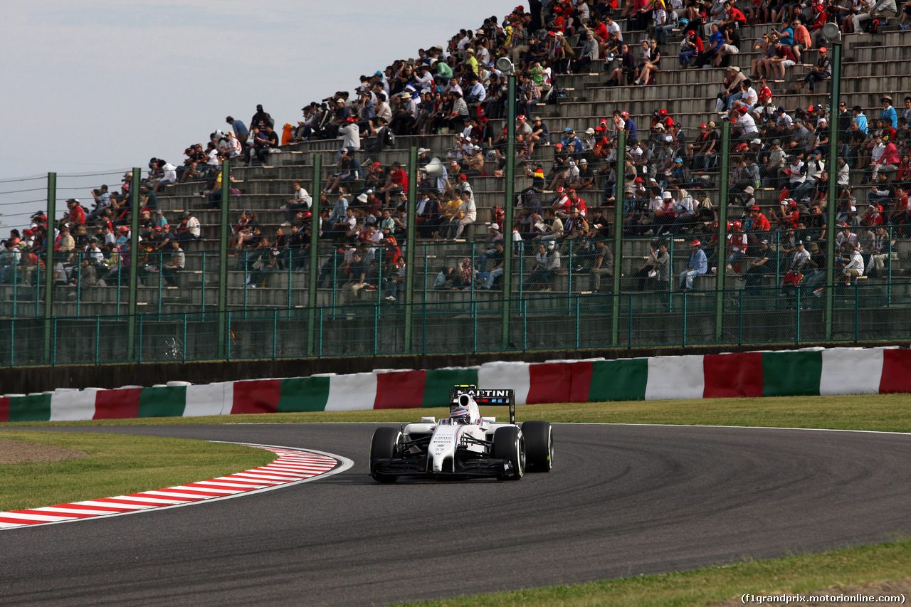 GP GIAPPONE, 04.10.2014 - Qualifiche, Valtteri Bottas (FIN) Williams F1 Team FW36