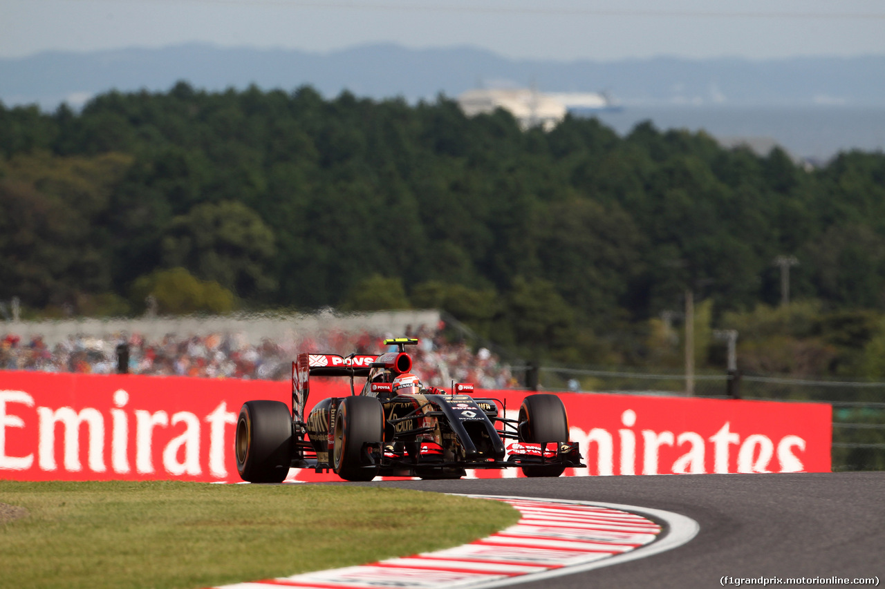GP GIAPPONE, 04.10.2014 - Qualifiche, Pastor Maldonado (VEN) Lotus F1 Team E22