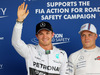 GP GIAPPONE, 04.10.2014 - Qualifiche, Nico Rosberg (GER) Mercedes AMG F1 W05 pole position e terzo Valtteri Bottas (FIN) Williams F1 Team FW36