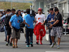 GP GIAPPONE, 04.10.2014 - Qualifiche, Fernando Alonso (ESP) Ferrari F14-T e his manager Luis Garcia Abad (ESP)