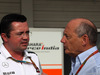GP GIAPPONE, 04.10.2014 - Qualifiche, (L-R) Eric Boullier (FRA) McLaren Racing Director. And Ron Dennis (GBR) McLaren Executive Chairman