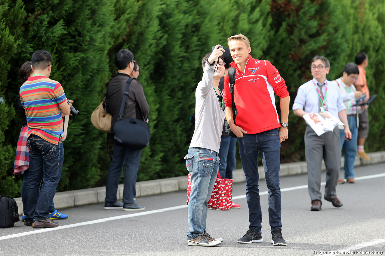 GP GIAPPONE, 03.10.2014- Max Chilton (GBR), Marussia F1 Team MR03