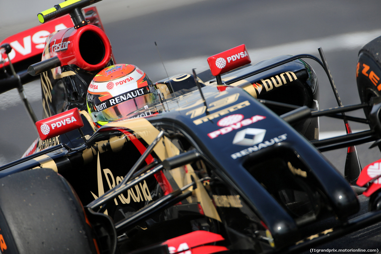 GP GIAPPONE, 03.10.2014 - Prove Libere 1, Pastor Maldonado (VEN) Lotus F1 Team E22