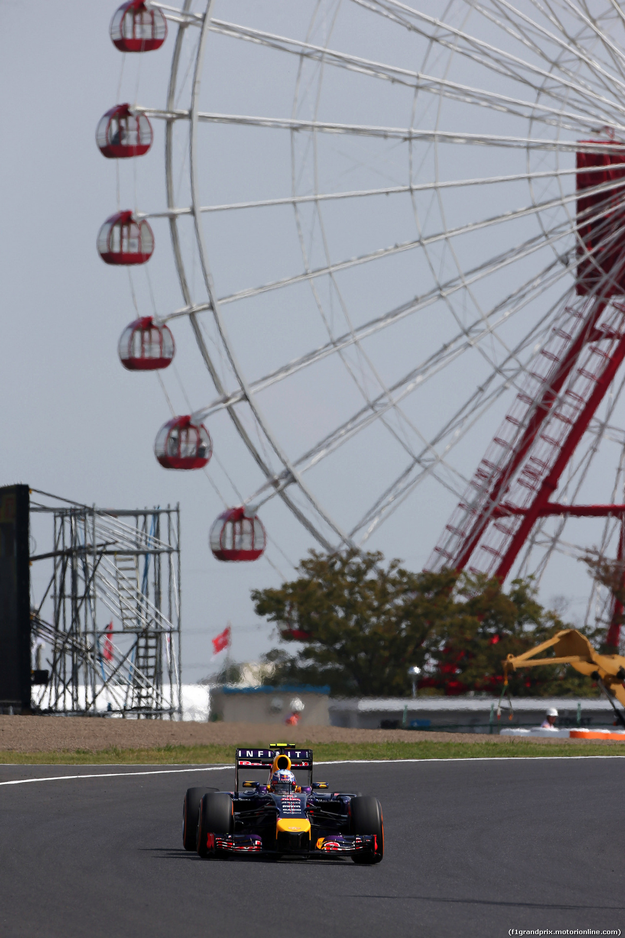 GP GIAPPONE, 03.10.2014 - Prove Libere 1, Daniel Ricciardo (AUS) Red Bull Racing RB10