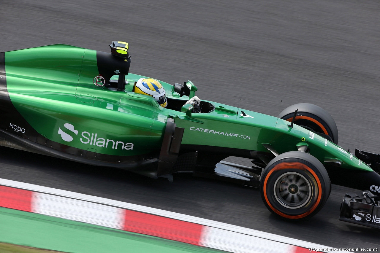 GP GIAPPONE, 03.10.2014 - Prove Libere 1, Marcus Ericsson (SUE) Caterham F1 Team CT-04