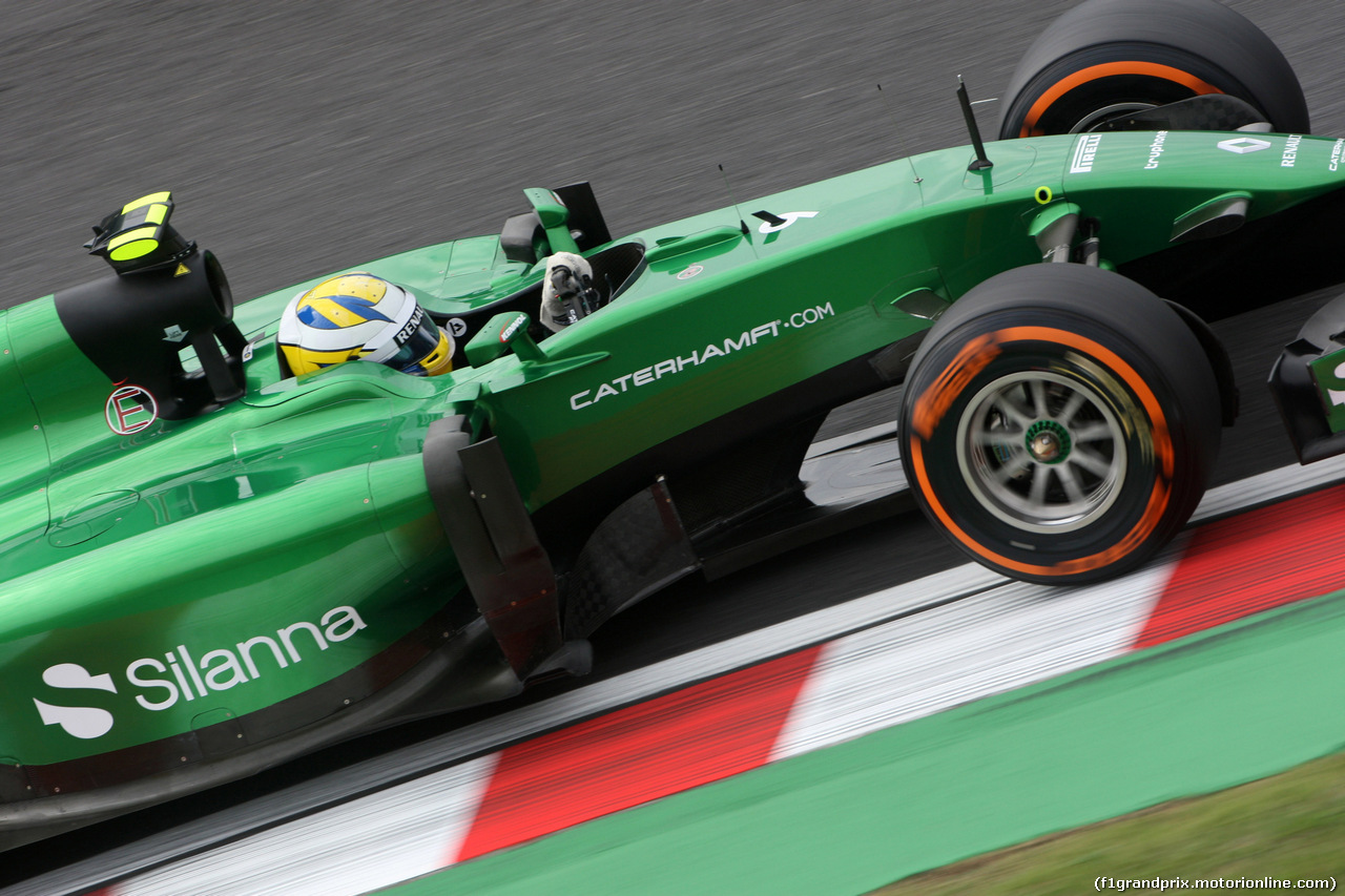 GP GIAPPONE, 03.10.2014 - Prove Libere 1, Marcus Ericsson (SUE) Caterham F1 Team CT-04