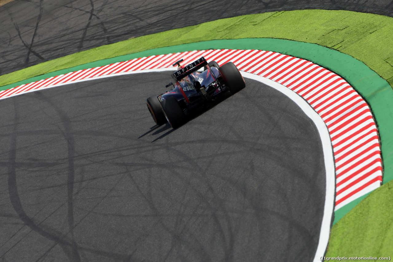 GP GIAPPONE, 03.10.2014 - Prove Libere 1, Daniel Ricciardo (AUS) Red Bull Racing RB10