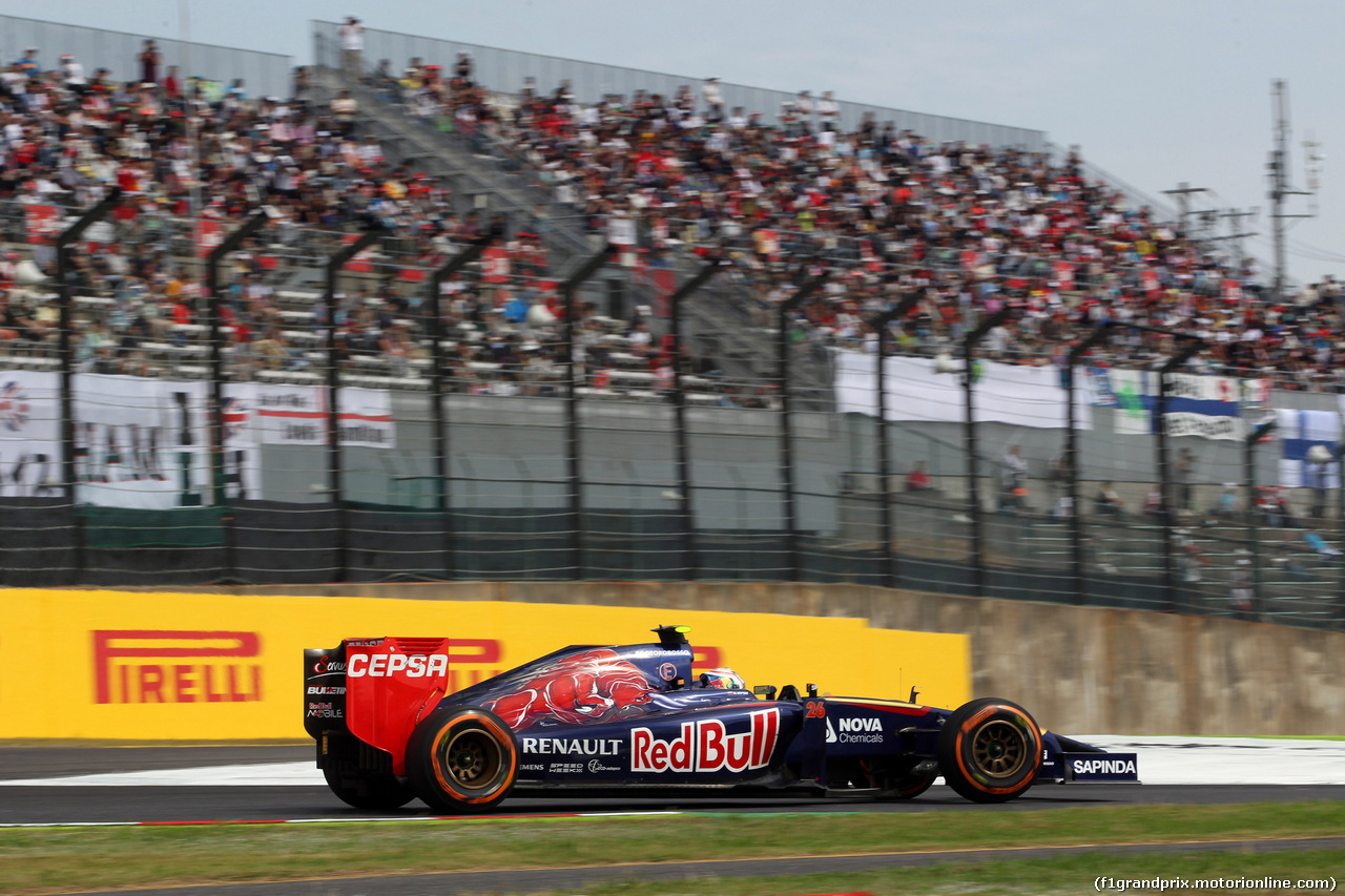 GP GIAPPONE, 03.10.2014 - Prove Libere 1, Jean-Eric Vergne (FRA) Scuderia Toro Rosso STR9