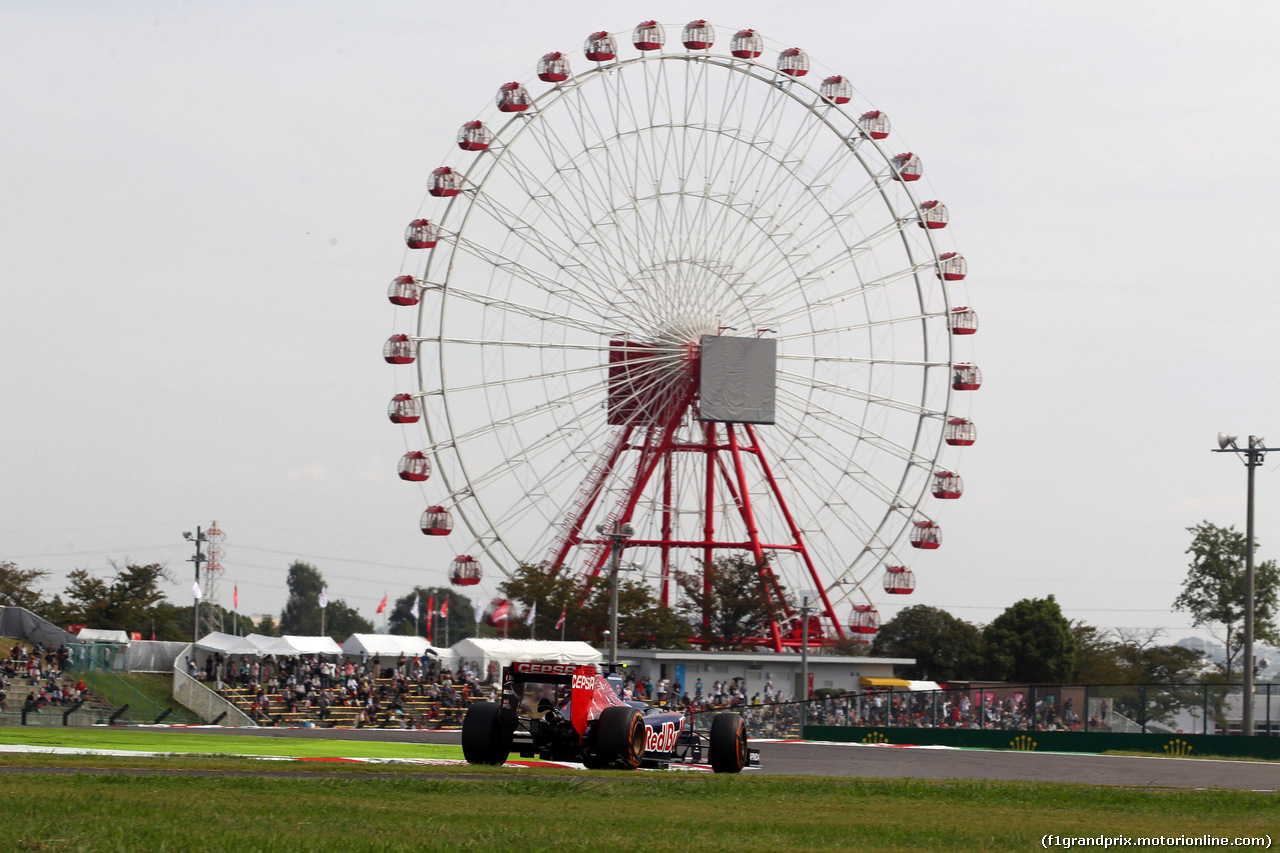 GP GIAPPONE, 03.10.2014 - Prove Libere 1, Daniil Kvyat (RUS) Scuderia Toro Rosso STR9