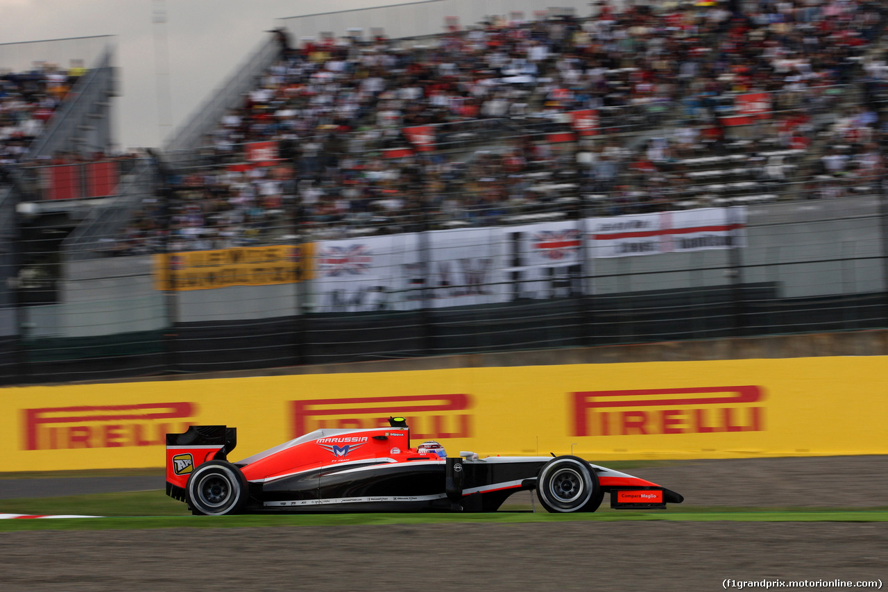 GP GIAPPONE, 03.10.2014 - Prove Libere 2, Max Chilton (GBR), Marussia F1 Team MR03