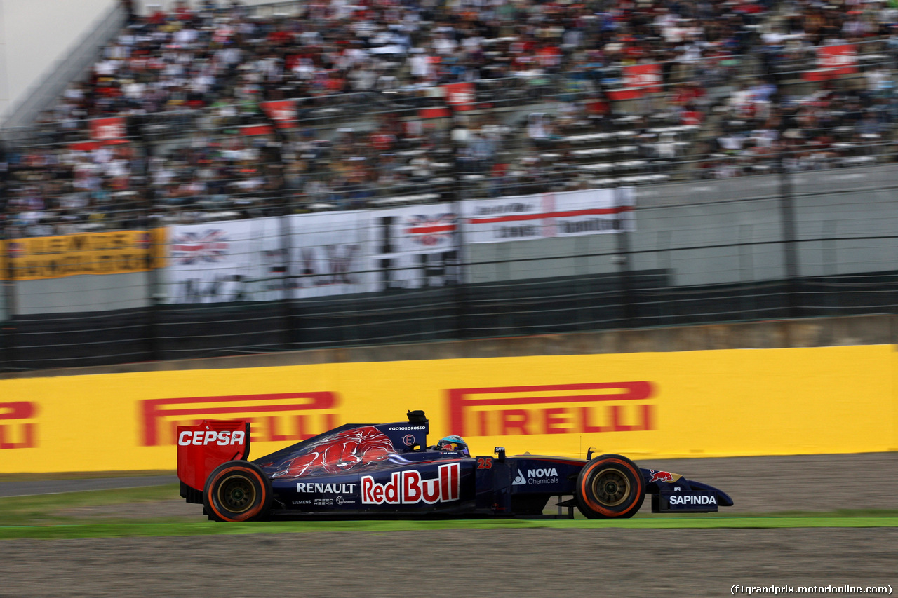 GP GIAPPONE, 03.10.2014 - Prove Libere 2, Jean-Eric Vergne (FRA) Scuderia Toro Rosso STR9