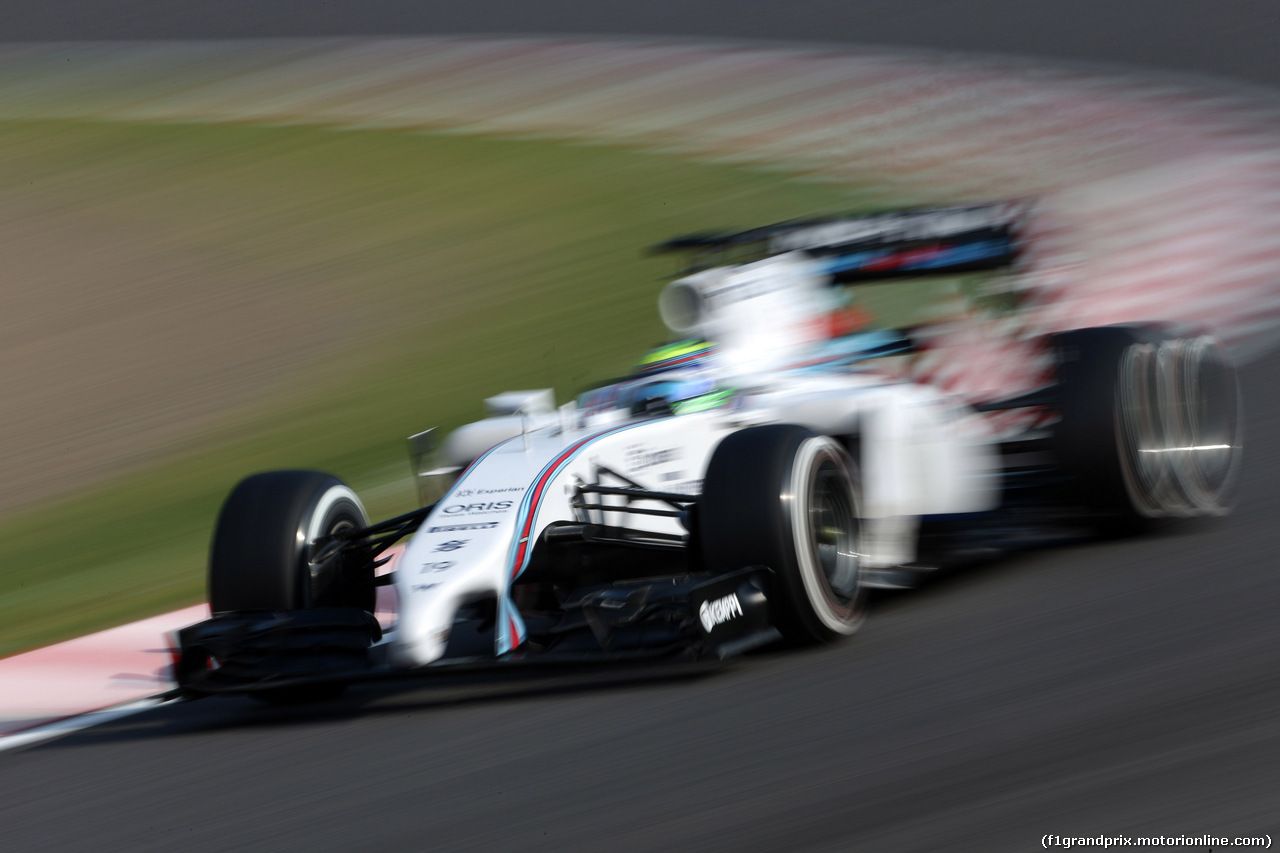 GP GIAPPONE, 03.10.2014 - Prove Libere 2, Felipe Massa (BRA) Williams F1 Team FW36