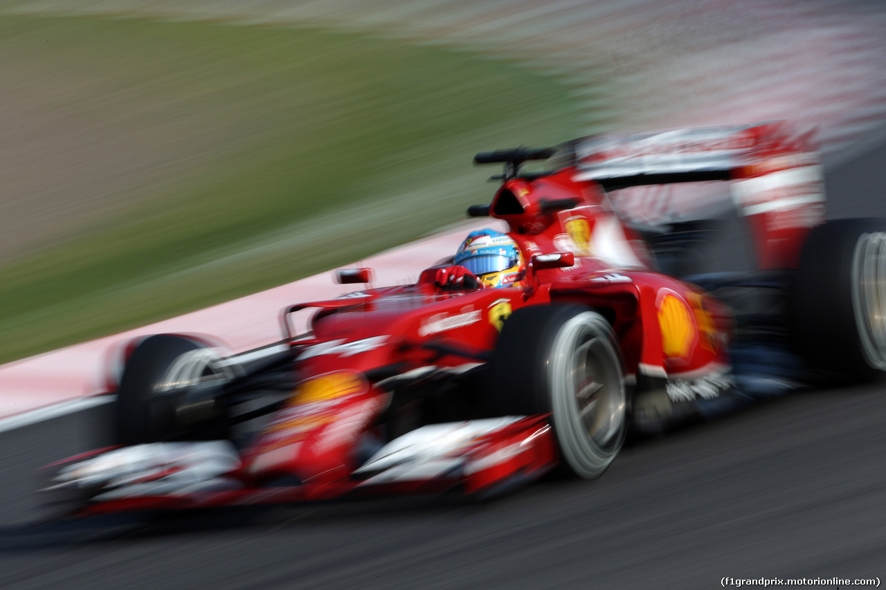 GP GIAPPONE, 03.10.2014 - Prove Libere 2, Fernando Alonso (ESP) Ferrari F14-T