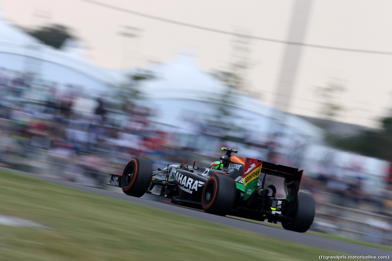 GP GIAPPONE, 03.10.2014 - Prove Libere 2, Sergio Perez (MEX) Sahara Force India F1 VJM07