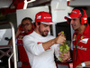 GP GIAPPONE, 03.10.2014 - Free Practice 1, Fernando Alonso (ESP) Ferrari F14-T e Marc Gene (ESP), Test Driver Ferrari