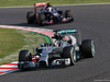 GP GIAPPONE, 03.10.2014 - Free Practice 2, Lewis Hamilton (GBR) Mercedes AMG F1 W05 davanti a Daniil Kvyat (RUS) Scuderia Toro Rosso STR9