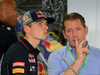 GP GIAPPONE, 03.10.2014 - Free Practice 2, Max Verstappen (NED) Scuderia Toro Rosso STR9 e his father Jos Verstappen (NED)