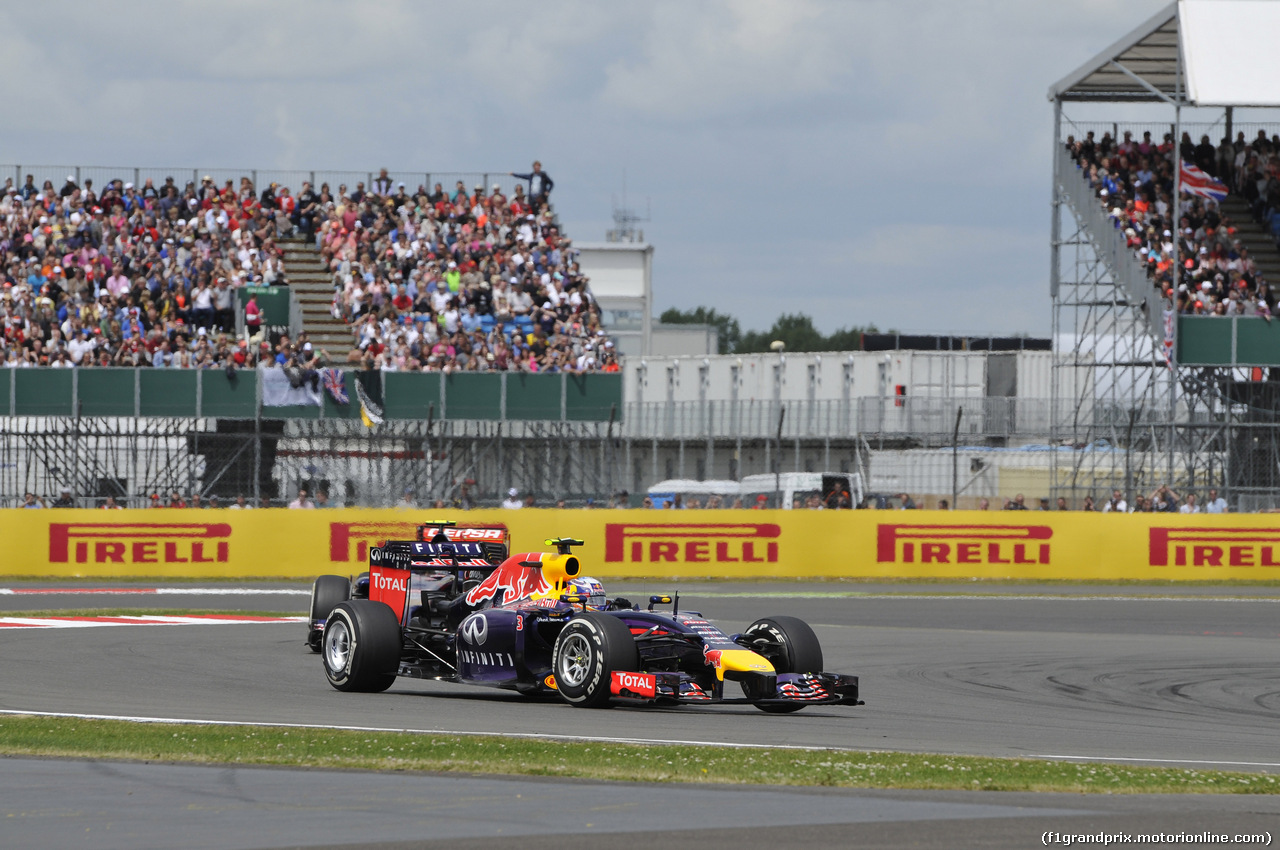 GP GRAN BRETAGNA, 06.07.2014 - Gara, Daniel Ricciardo (AUS) Infiniti Red Bull Racing RB10