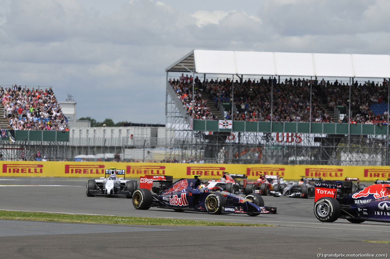 GP GRAN BRETAGNA, 06.07.2014 - Gara, Daniil Kvyat (RUS) Scuderia Toro Rosso STR9