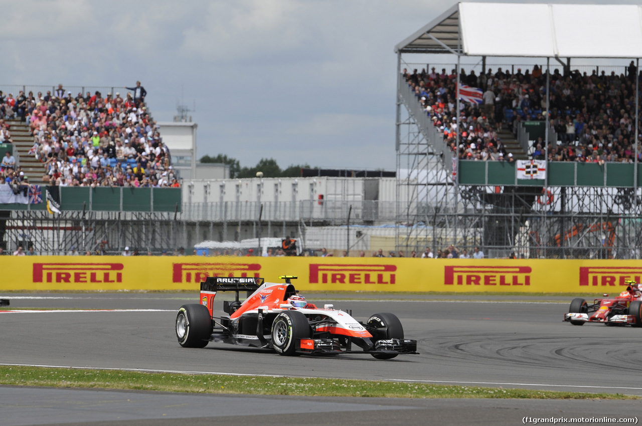 GP GRAN BRETAGNA, 06.07.2014 - Gara, Max Chilton (GBR), Marussia F1 Team MR03