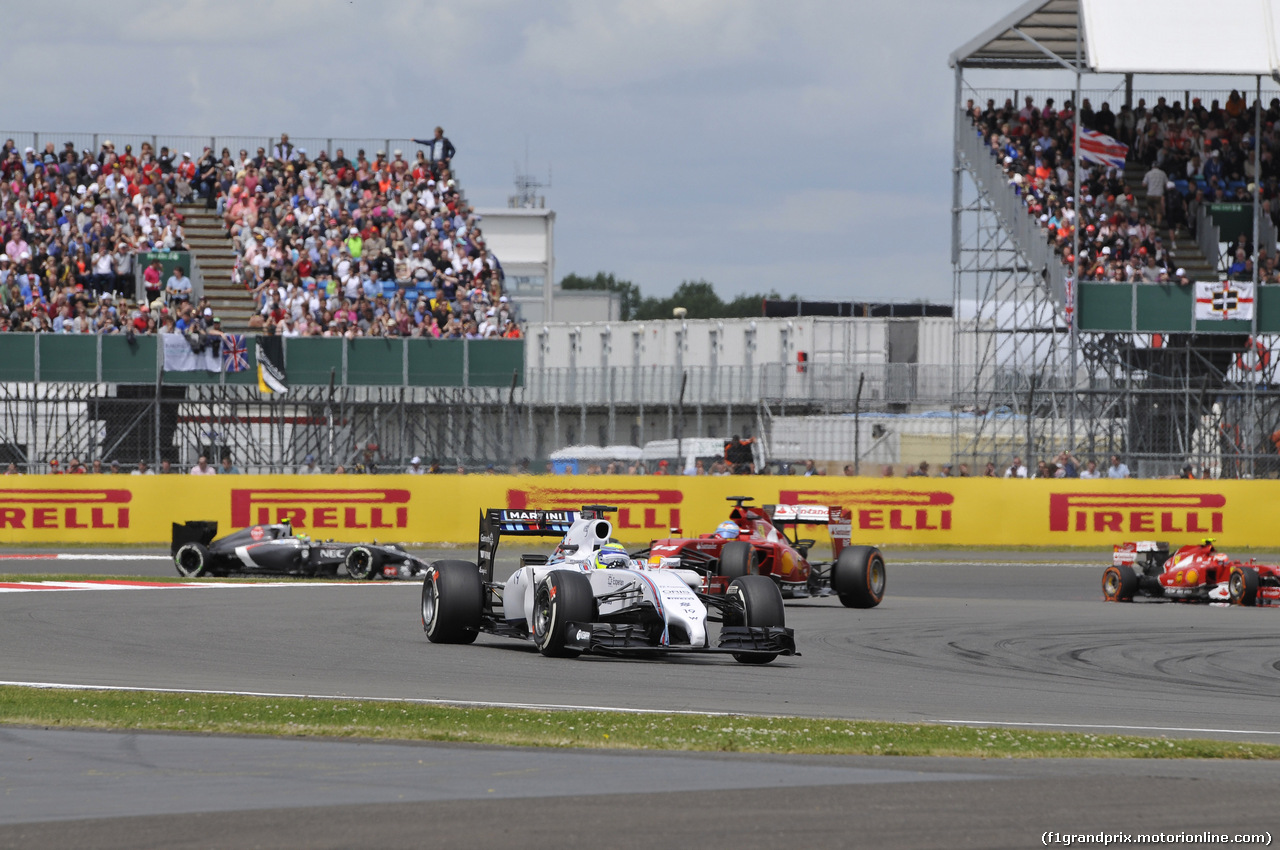 GP GRAN BRETAGNA, 06.07.2014 - Gara, Valtteri Bottas (FIN) Williams F1 Team FW36