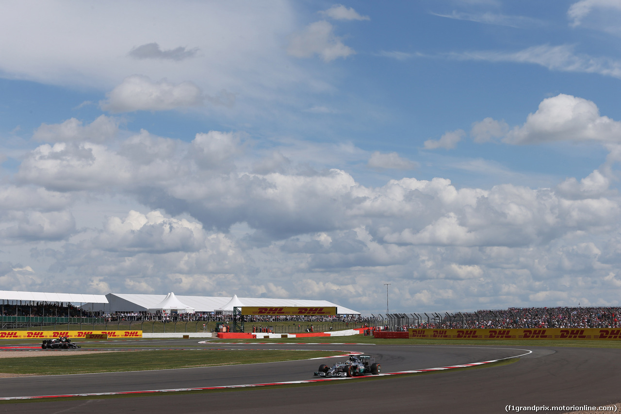 GP GRAN BRETAGNA, 06.07.2014 - Gara, Lewis Hamilton (GBR) Mercedes AMG F1 W05