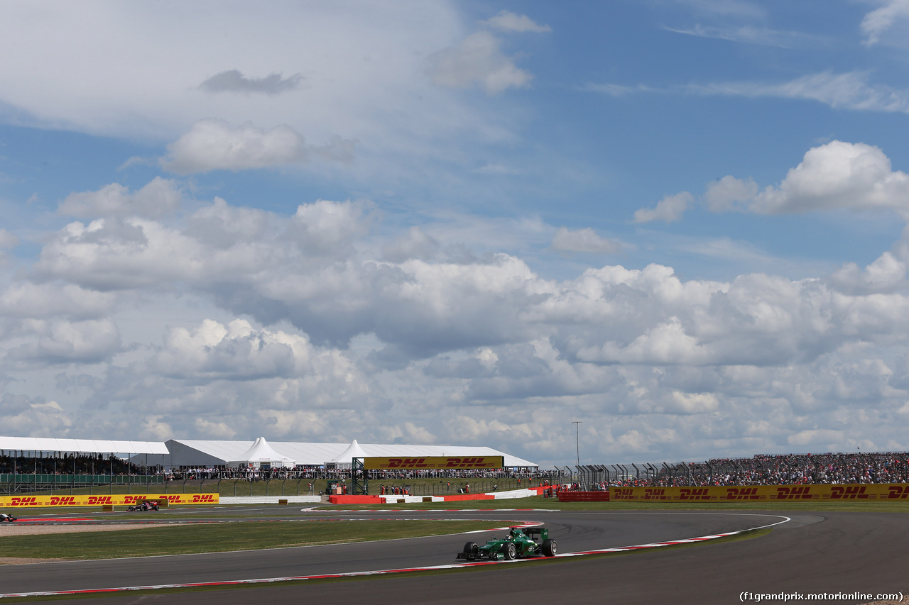 GP GRAN BRETAGNA, 06.07.2014 - Gara, Kamui Kobayashi (JPN) Caterham F1 Team CT05