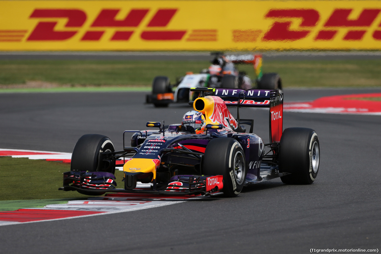 GP GRAN BRETAGNA, 06.07.2014 - Gara, Daniel Ricciardo (AUS) Infiniti Red Bull Racing RB10