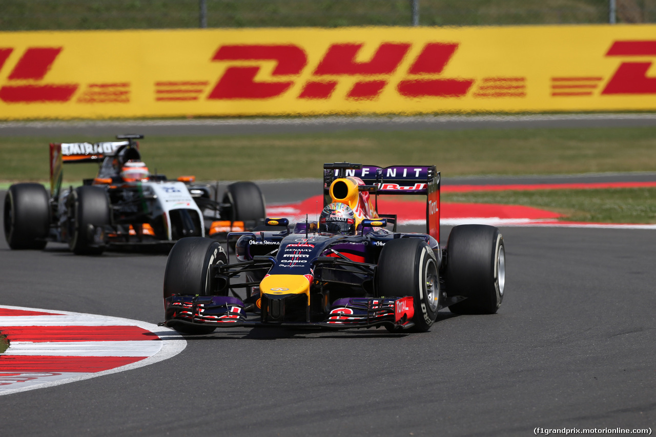 GP GRAN BRETAGNA, 06.07.2014 - Gara, Sebastian Vettel (GER) Infiniti Red Bull Racing RB10