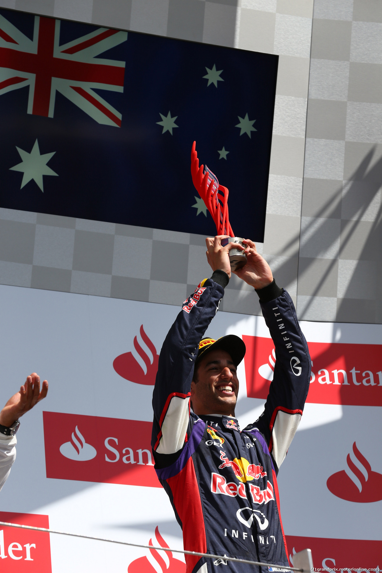 GP GRAN BRETAGNA, 06.07.2014 - Podium, Daniel Ricciardo (AUS) Infiniti Red Bull Racing RB10 (terzo)