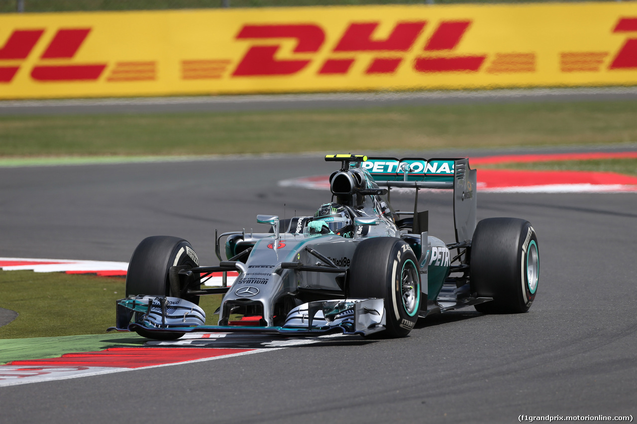 GP GRAN BRETAGNA, 06.07.2014 - Gara, Nico Rosberg (GER) Mercedes AMG F1 W05