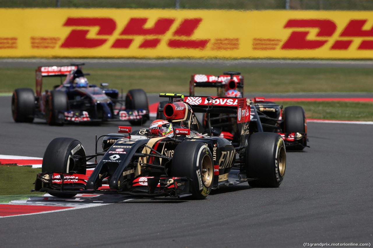 GP GRAN BRETAGNA, 06.07.2014 - Gara, Pastor Maldonado (VEN) Lotus F1 Team, E22