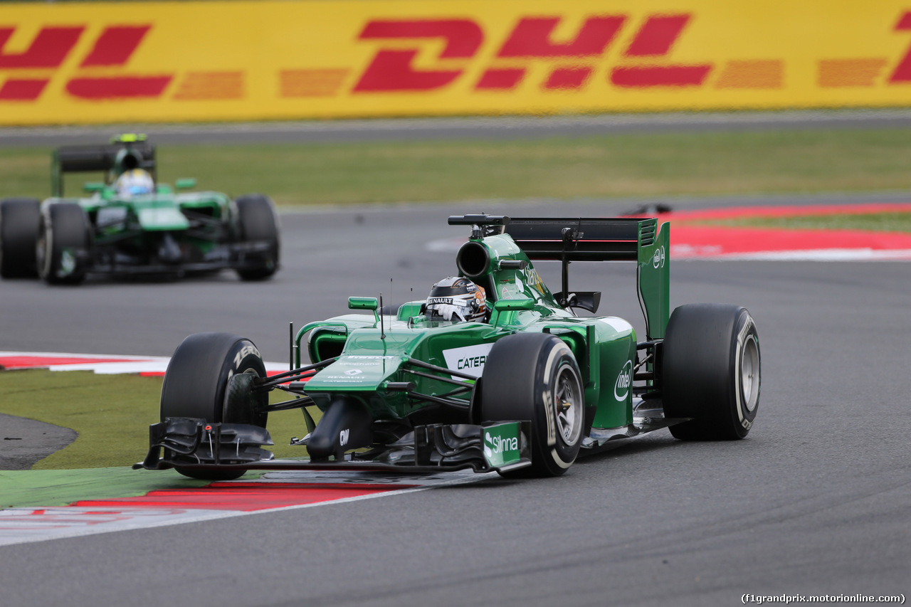 GP GRAN BRETAGNA, 06.07.2014 - Gara, Kamui Kobayashi (JPN) Caterham F1 Team CT05