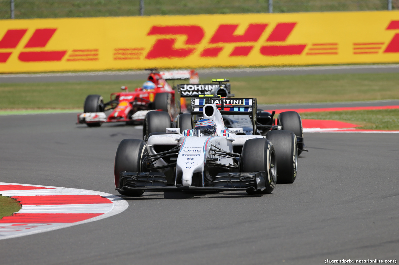 GP GRAN BRETAGNA, 06.07.2014 - Gara, Valtteri Bottas (FIN) Williams F1 Team FW36
