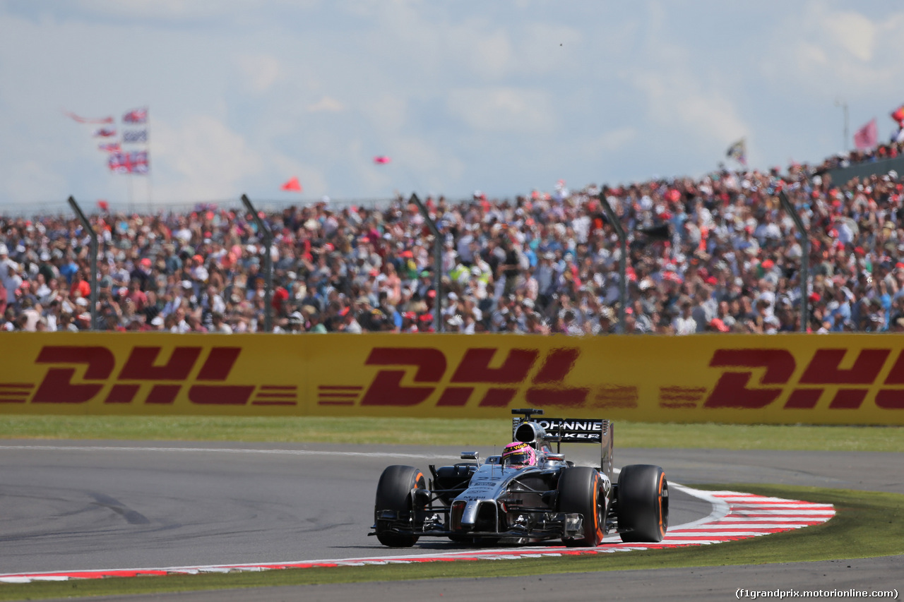 GP GRAN BRETAGNA, 06.07.2014 - Gara, Jenson Button (GBR) McLaren Mercedes MP4-29