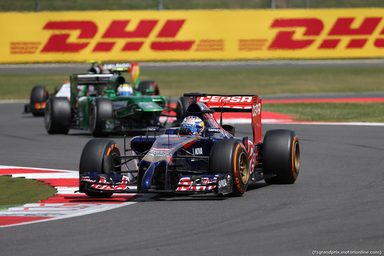 GP GRAN BRETAGNA, 06.07.2014 - Gara, Daniil Kvyat (RUS) Scuderia Toro Rosso STR9