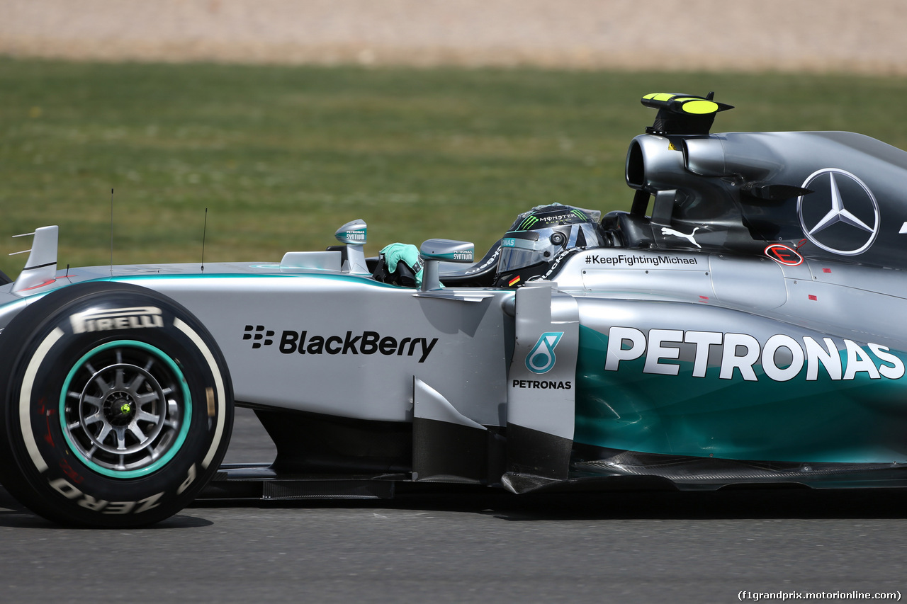 GP GRAN BRETAGNA, 06.07.2014 - Gara, Nico Rosberg (GER) Mercedes AMG F1 W05