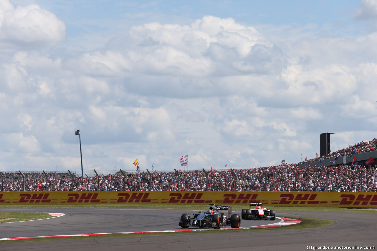 GP GRAN BRETAGNA, 06.07.2014 - Gara, Kevin Magnussen (DEN) McLaren Mercedes MP4-29