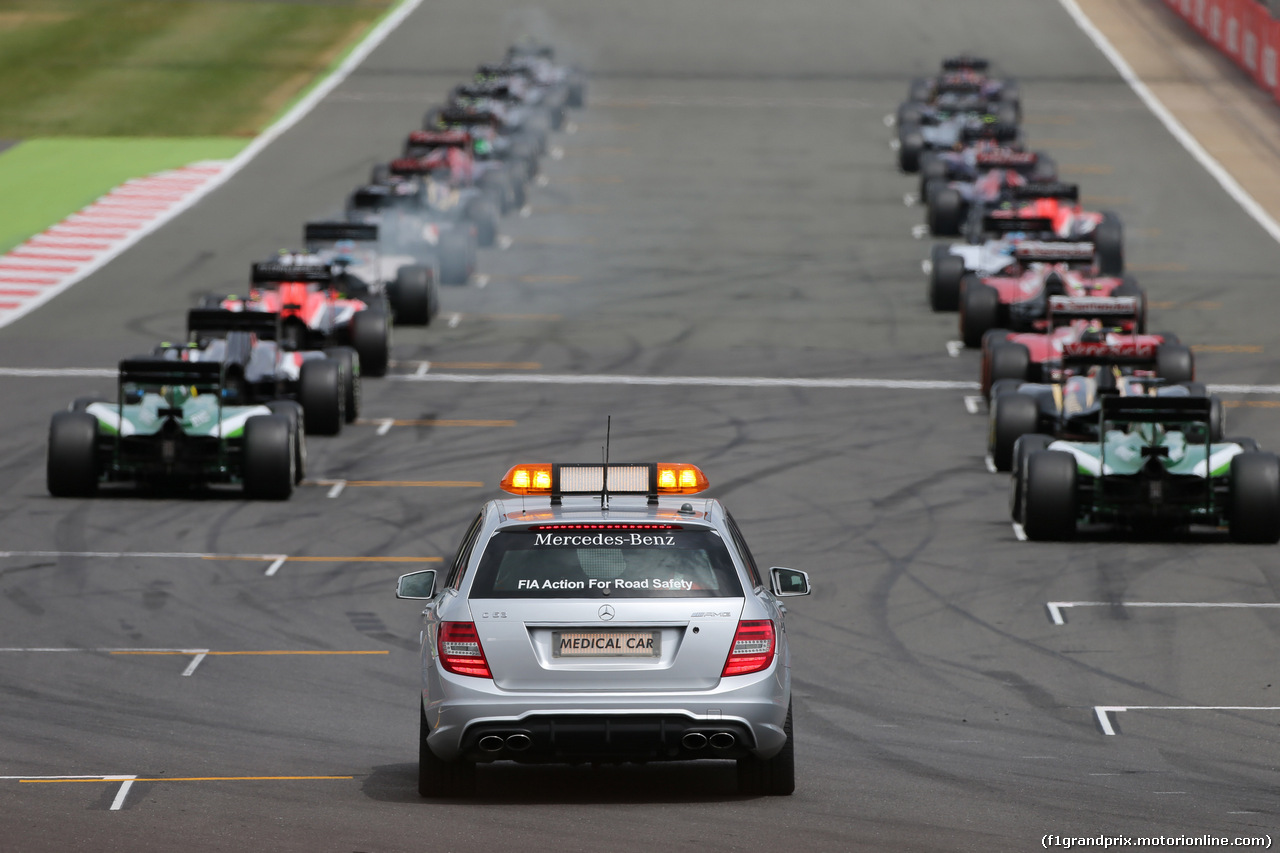 GP GRAN BRETAGNA, 06.07.2014 - Gara, Safety Car