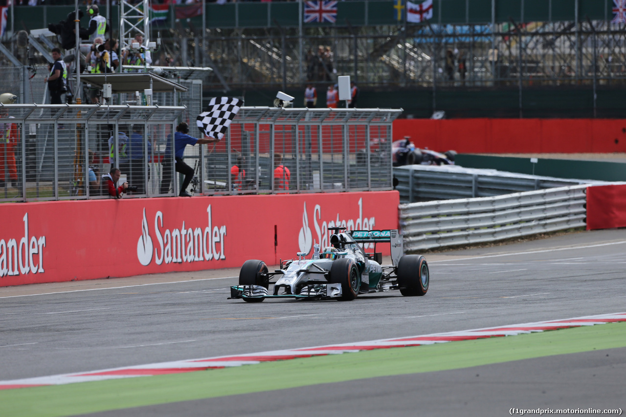 GP GRAN BRETAGNA, 06.07.2014 - Gara, Lewis Hamilton (GBR) Mercedes AMG F1 W05