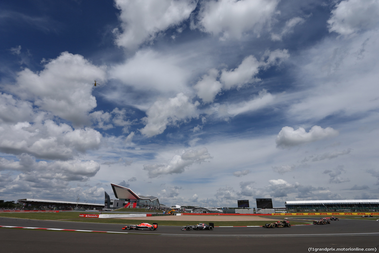 GP GRAN BRETAGNA, 06.07.2014 - Gara, Jules Bianchi (FRA) Marussia F1 Team MR03