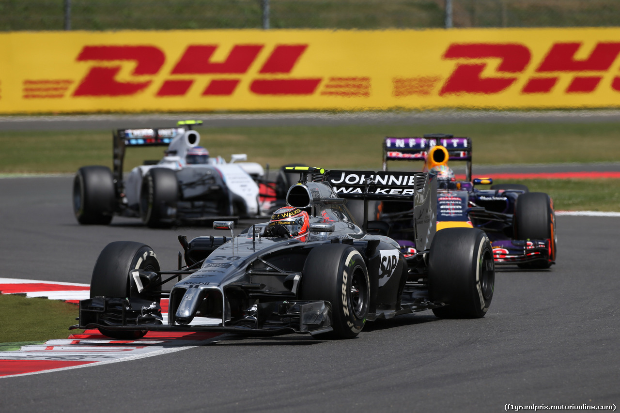 GP GRAN BRETAGNA, 06.07.2014 - Gara, Kevin Magnussen (DEN) McLaren Mercedes MP4-29