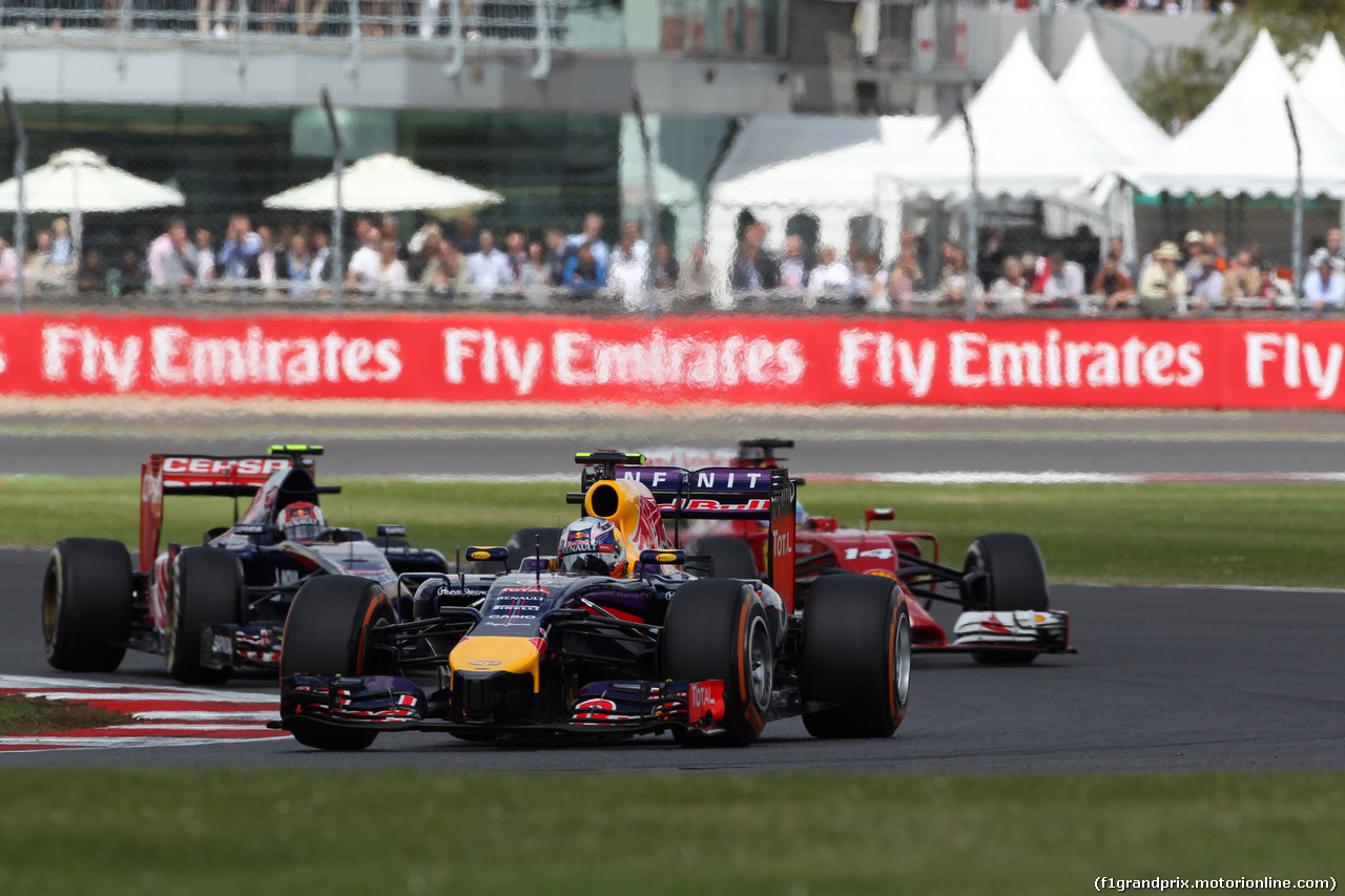 GP GRAN BRETAGNA, 06.07.2014 - Gara, Daniel Ricciardo (AUS) Infiniti Red Bull Racing RB10