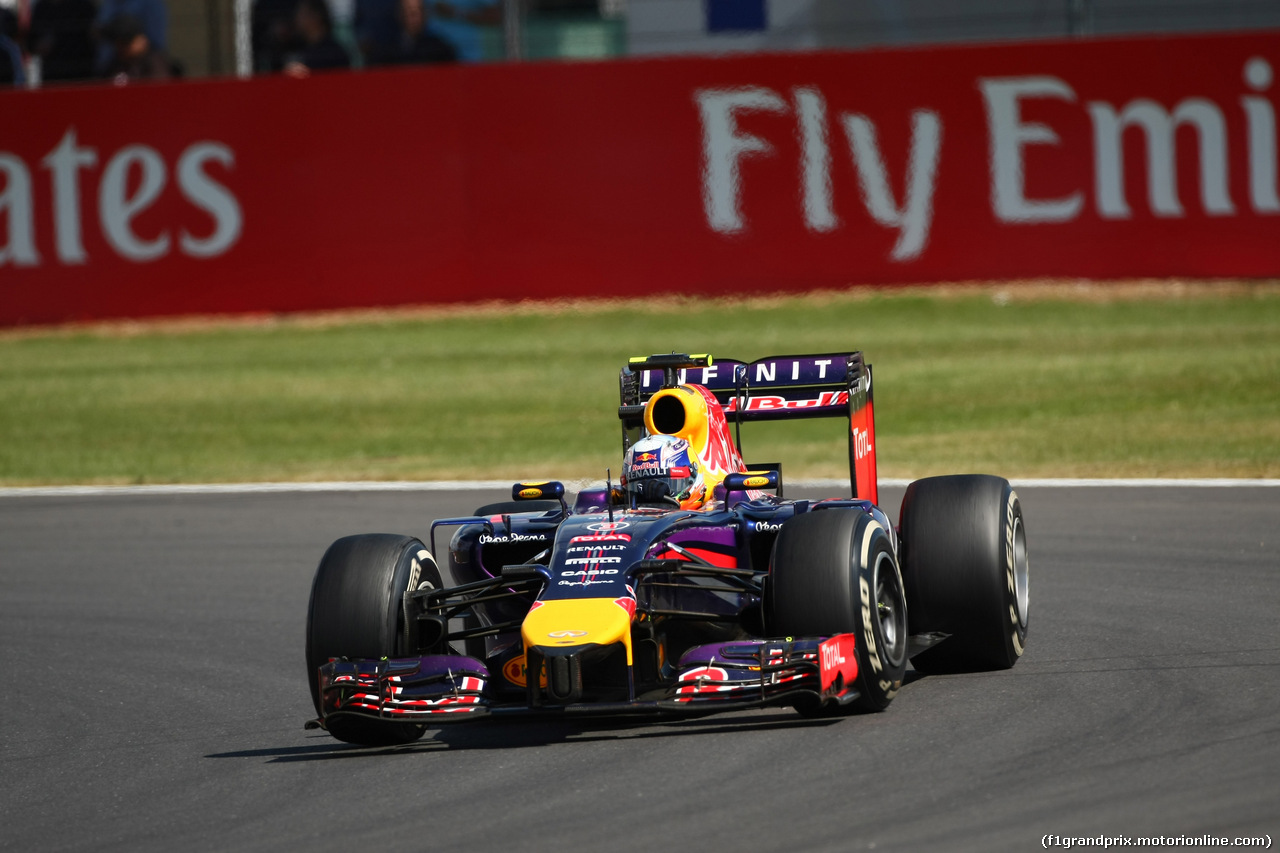 GP GRAN BRETAGNA, 06.07.2014 - Gara, Daniel Ricciardo (AUS) Infiniti Red Bull Racing RB10
