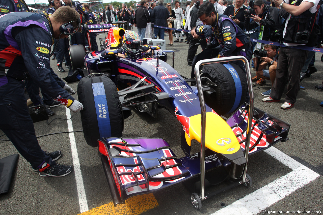 GP GRAN BRETAGNA, 06.07.2014 - Gara, Sebastian Vettel (GER) Infiniti Red Bull Racing RB10